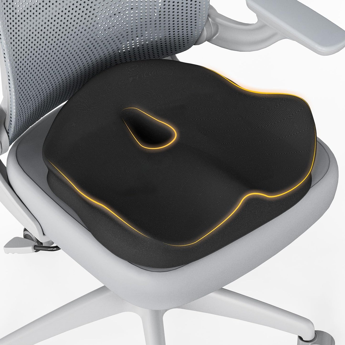 Memory Foam Seat Cushion – Tailbone & Sciatica Relief